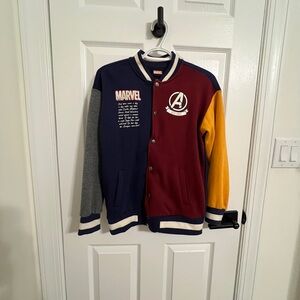 Marvel Avengers Color Block Youth Varsity Jacket - Boxlunch Exclusive - Youth XL